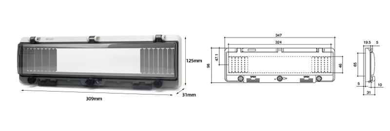 16 wasserdichte Fensterabdeckungen mit Boden-