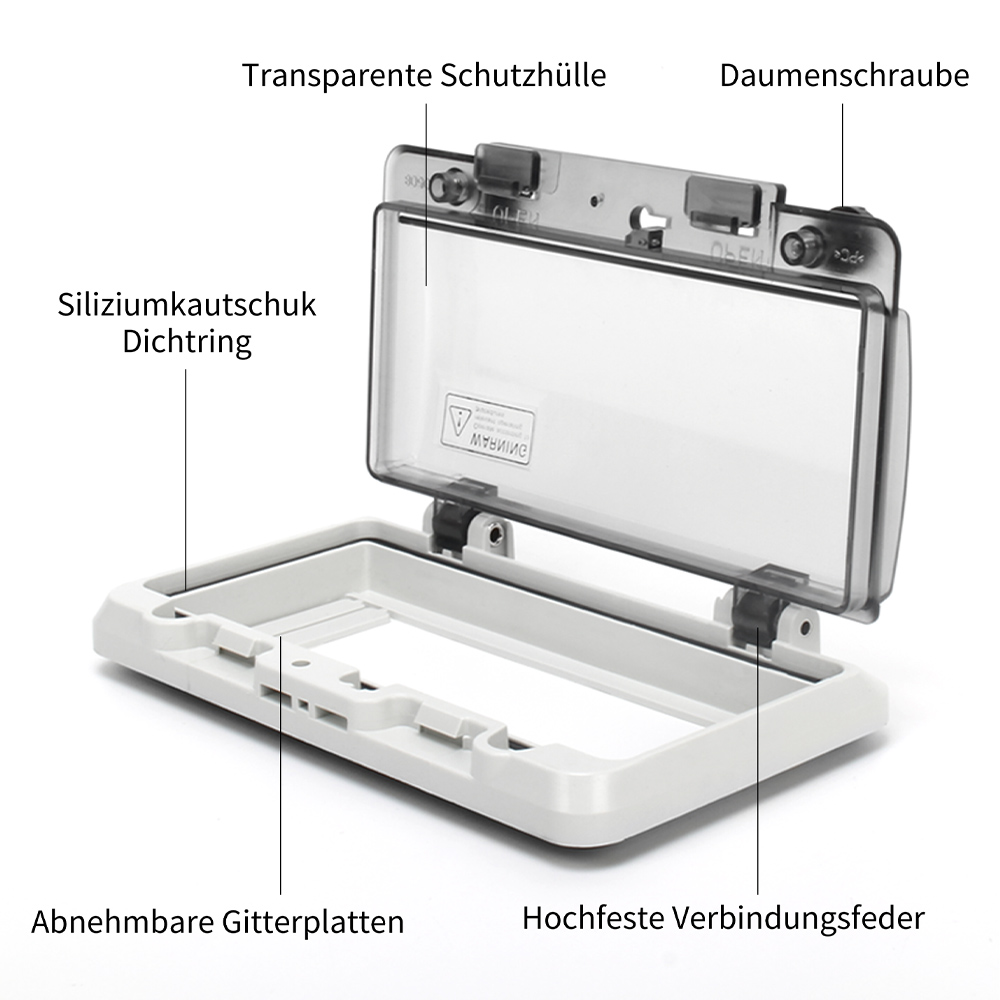 PHLTD wasserdichte Fensterabdeckung Detaildiagramm-