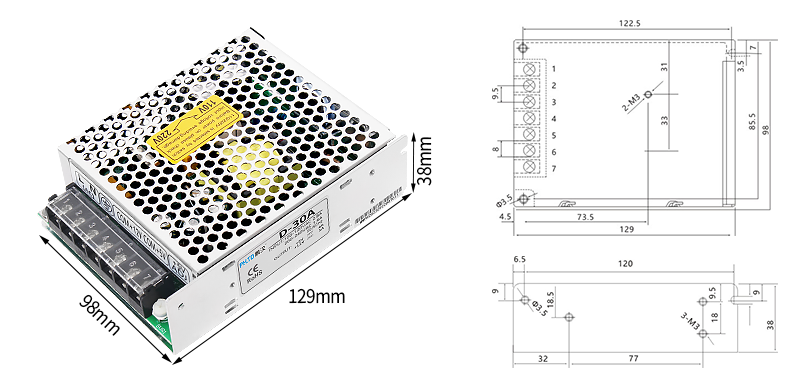 PHLTD Dual Group D-Serie Schaltnetzteil D-30 Modell-