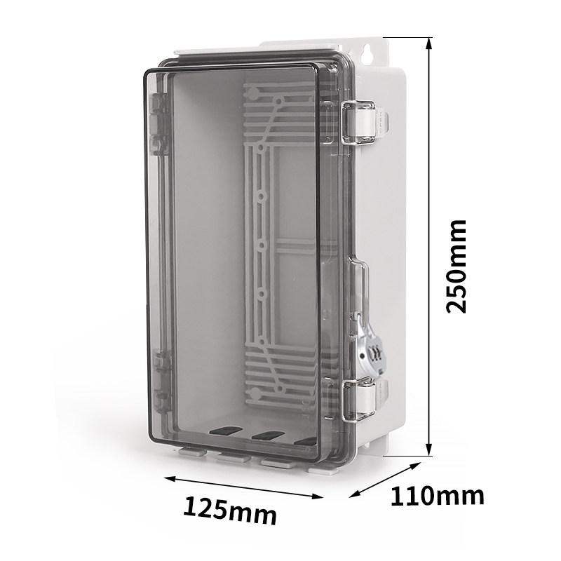 PHLTD PC-ABS Legierung Kunststoff wasserdichte Anschlussdose transparentes Größendiagramm-