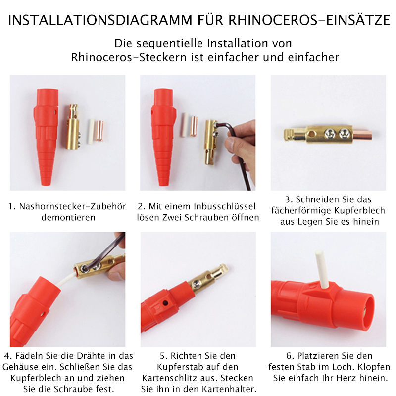 PHLTD 200A leistungsstarke professionelle Bühnenbeleuchtung und Audio, Rhino-Stecker, einadriges Hochstromkabel, Anschlussschaltplan-