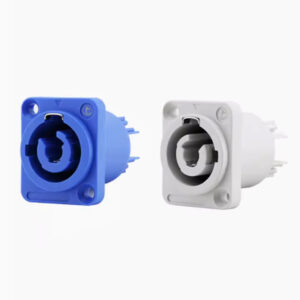 PHLTD Bühnen-Sound- und Beleuchtungsausrüstung, Bündellicht, Netzkabel, LED-Anzeige, wasserdose dreiadrige Netzsteckerbuchse, 20A, blau und weiß