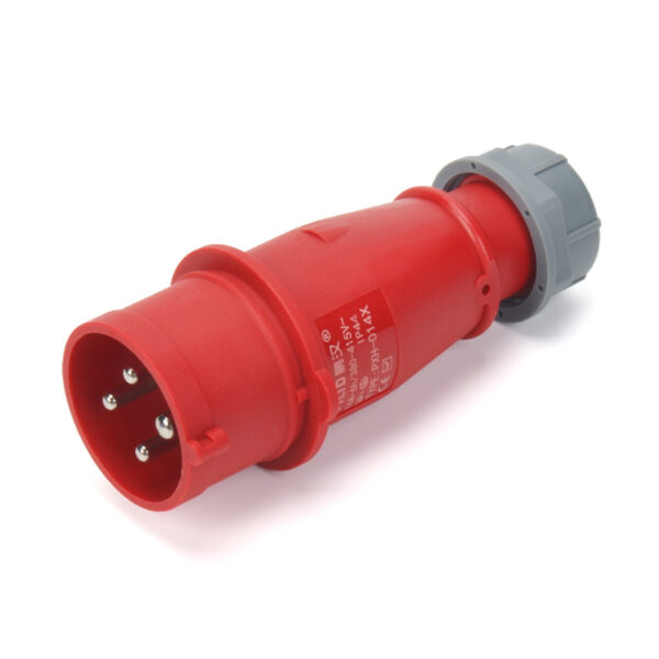 PHLTDIP44 flammhemmender industrieller Luftfahrtstecker und -buchse, 4-adriger 16-A-Stecker-